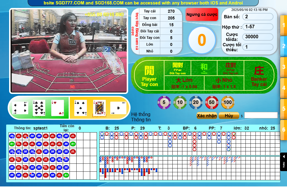 SGD777 live dealer